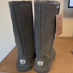 BearPaw Charcoal Suede Boots